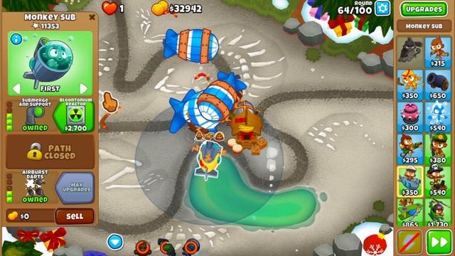 BTD6: Streambed CHIMPS with All Three Tier 5 Boomerang Monkeys (Black Border) смотреть онлайн