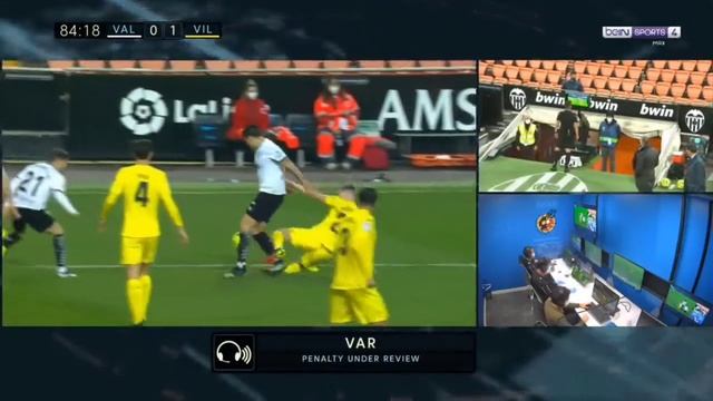Валенсия 2-1 Вильярреал смотреть онлайн