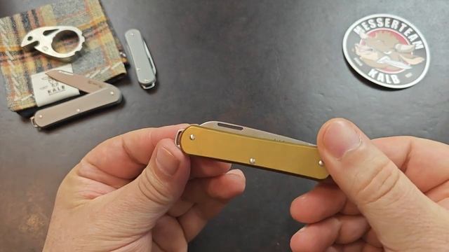 FOX Knives VULPIS In Messing - Tolle EDC Option
