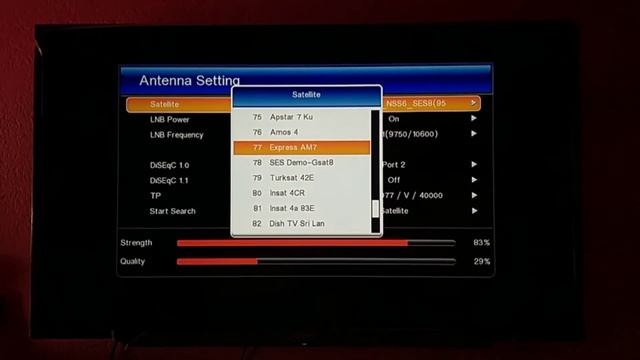 Express AM7 40°E New Update || And New Channel List || Full Dish Setting смотреть онлайн