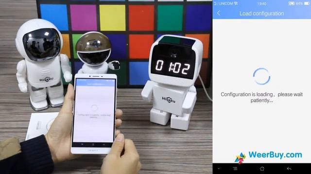 Robot camera Wifi 960P 1.3MP HD Wireless IP Camera -weerbuy.com смотреть онлайн