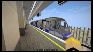 КАТАЮСЬ НА МОЁМ ЛЁГКОМ МЕТРО НА 13 ЛИНИИ В МАЙНКРАФТ