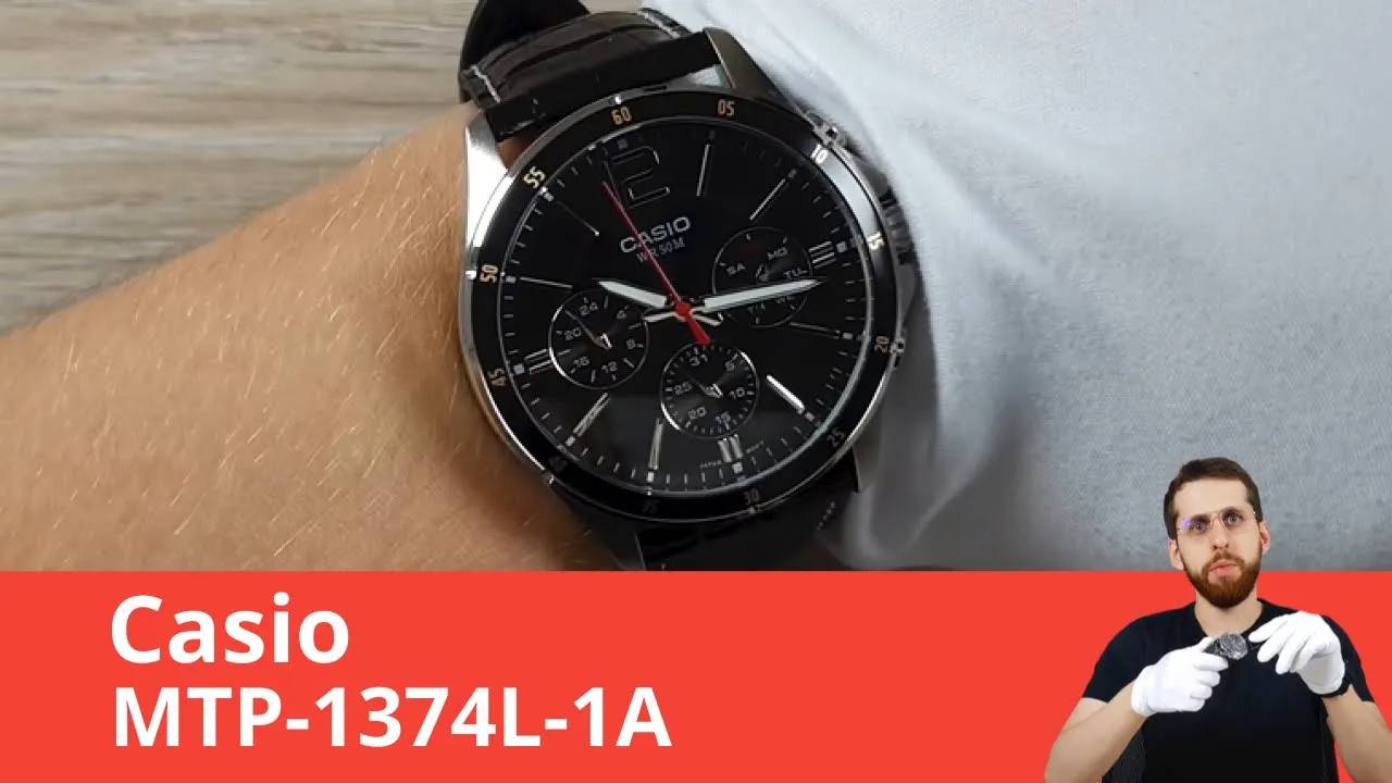 Обзор часов Casio MTP-1374L-1A