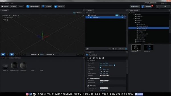[EN] Cosmobox Bundle ! A free 3D space pack for Element 3D + Download Link