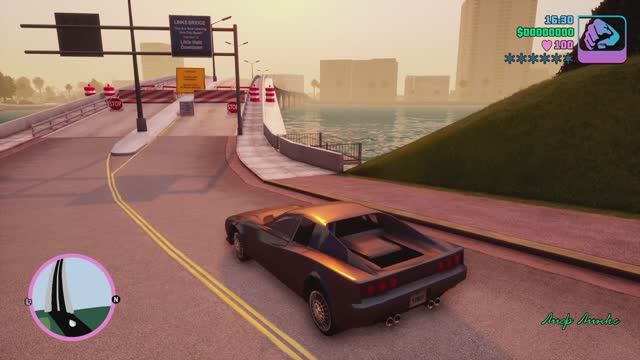 #1 ГТА ViceCity Катаемся по городу/  Grand Theft Auto: Vice City — The Definitive Edition - Русская