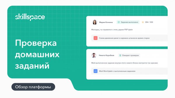 Как проверить домашнее задание на LMS-платформе Skillspace