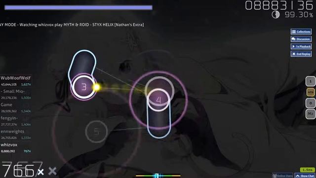 [osu!] MYTH & ROID - SYTX HELIX [Nathan's Extra] singletap FC смотреть онлайн