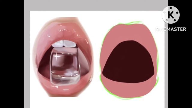 🧊Ice Lips Drawing Tutorial [Ibis Paint]✨ смотреть онлайн