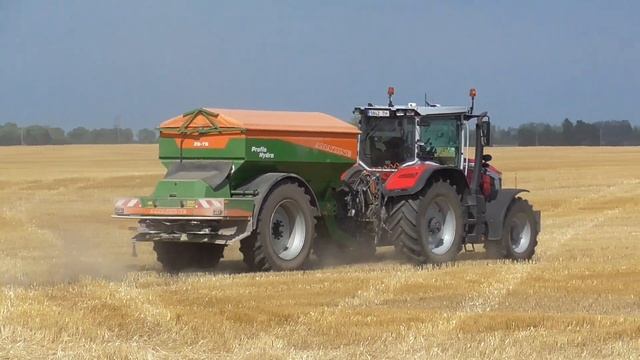 Fertilizing 2021 | Massey Ferguson 8S.245 & Amazone ZG-TS 8200 profis hydro смотреть онлайн