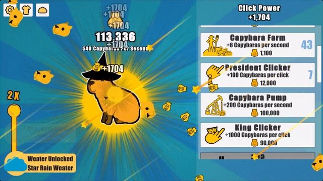 More capybara clicker grinding смотреть онлайн