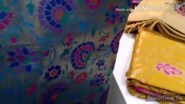 Banaras silk Sarees collection with price/pothys New Arrivals silk Saree collection/Rams choice смотреть онлайн