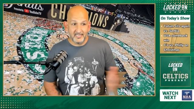 Jayson Tatum benched again at Olympics; Boston Celtics Christmas opponent revealed смотреть онлайн