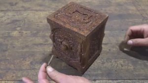 Полная реставрация мини сейфа 1890х годов!!!