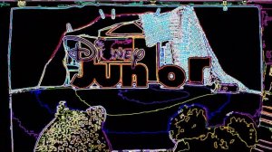 Disney Junior Logo Bumper ID Ident ART Compilation NEON