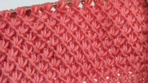 Вау-Эффект! Красивый и ОЧЕНЬ ЛЁГКИЙ узор спицами! ✨🧶 Свяжет даже ребенок! Подробный урок!