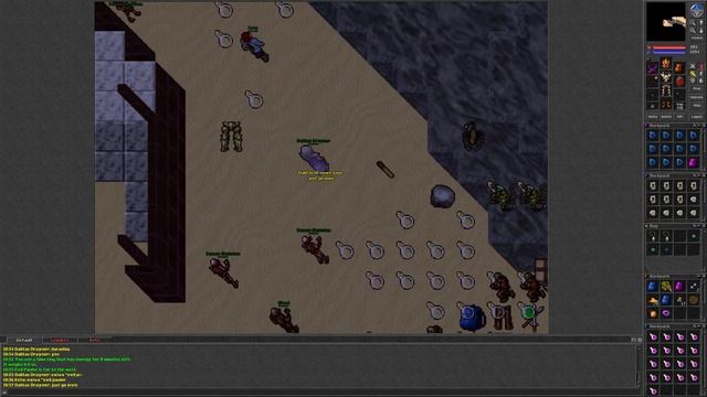 Tibia 7.4 (Elysia. Two Master Sorcerers kill Evil Pauler hunting Necromancers) смотреть онлайн