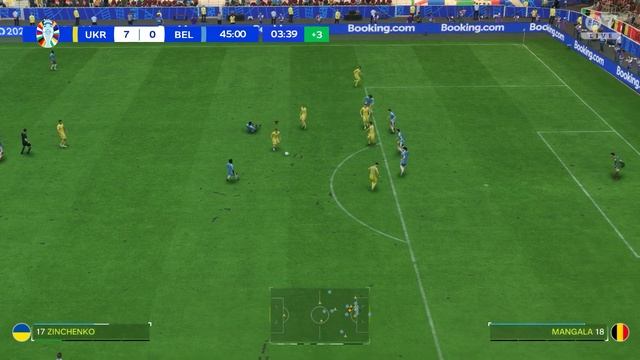 Ukraine vs Belgium Group E UEFA EURO 2024 EA SPORTS FC 24 смотреть онлайн