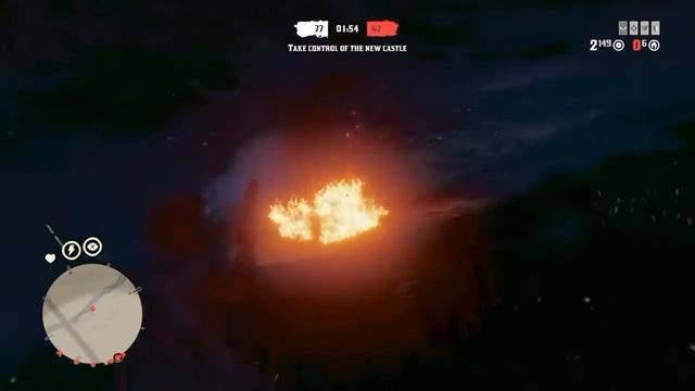Red Dead Online: EXPLOSIONS!!! King of the Castle is lit up like it’s 1944. смотреть онлайн