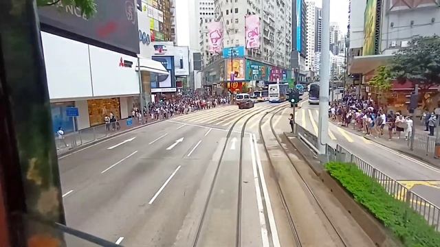 HK tram ride Central to Sai Wan Ho смотреть онлайн