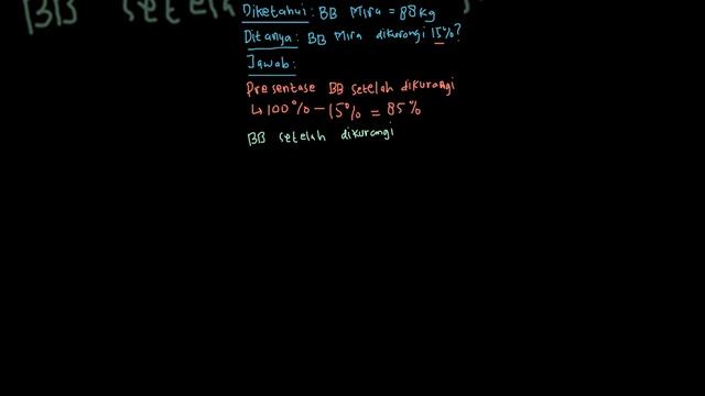 Berat badan Mira sekarang adalah 88 kg. Ji... | HOTS: Latihan P | Kelas 7 | 1 | Matematika смотреть онлайн