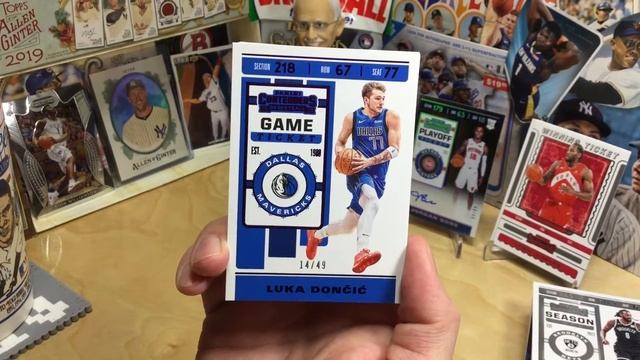Luka Dončić 14/49 Purple 🏀2019-20 Panini Contenders🔥 + Rookie Auto Hit смотреть онлайн