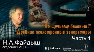 "По щучьему веленью! или Древние психотронные генераторы" Е.А.Файдыш. Часть-1 лекция