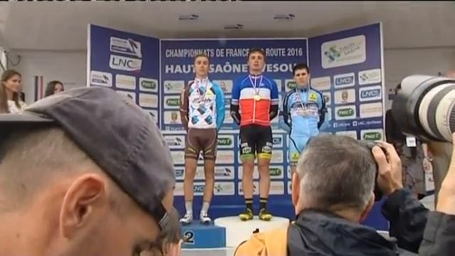 Le podium du championnat de France Cyclisme amateur смотреть онлайн