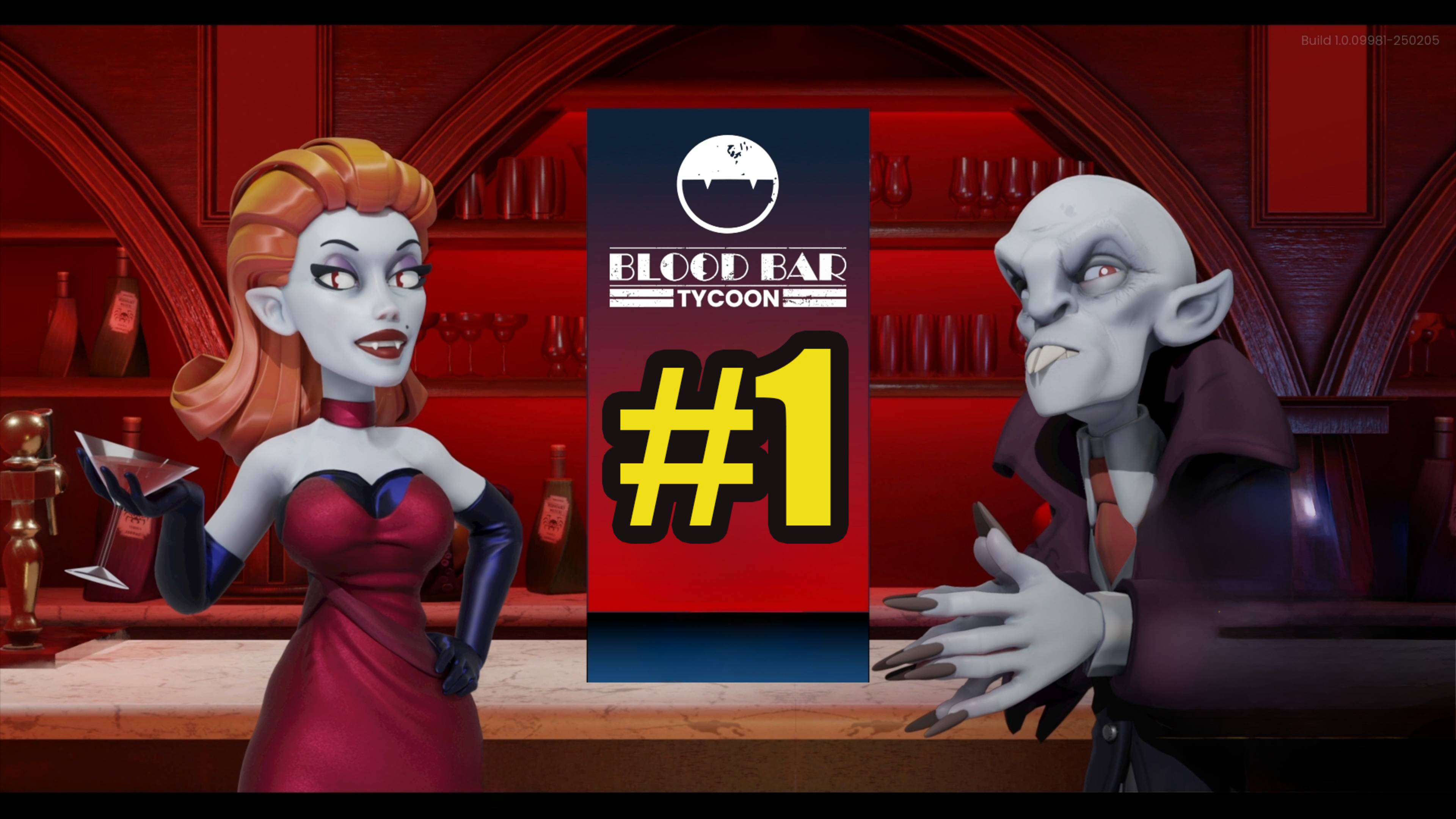 Открыл бар для вампиров! Blood Bar Tycoon #1 смотреть онлайн