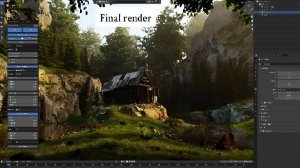 Создание ландшафта с помощью add-ons Landscape в Blender.