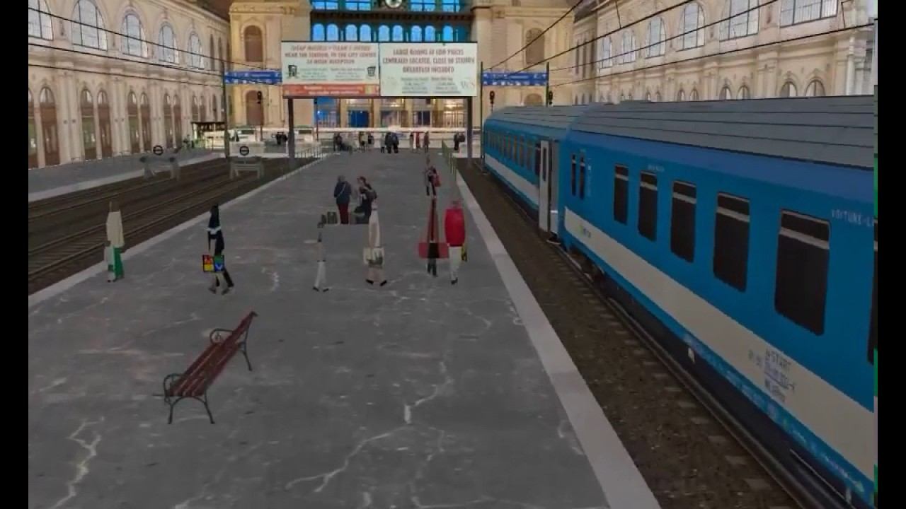 New Hungarian passenger coaches for Open Rails смотреть онлайн