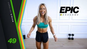 Caroline Girvan - SUPERSET Full Body Workout with Dumbbells | EPIC Endgame Day 49