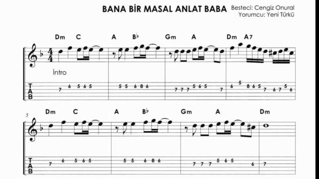 Bana Bir Masal Anlat Baba - Notaları | Süper Baba Dizi Müziği | Yan Flüt Solo смотреть онлайн