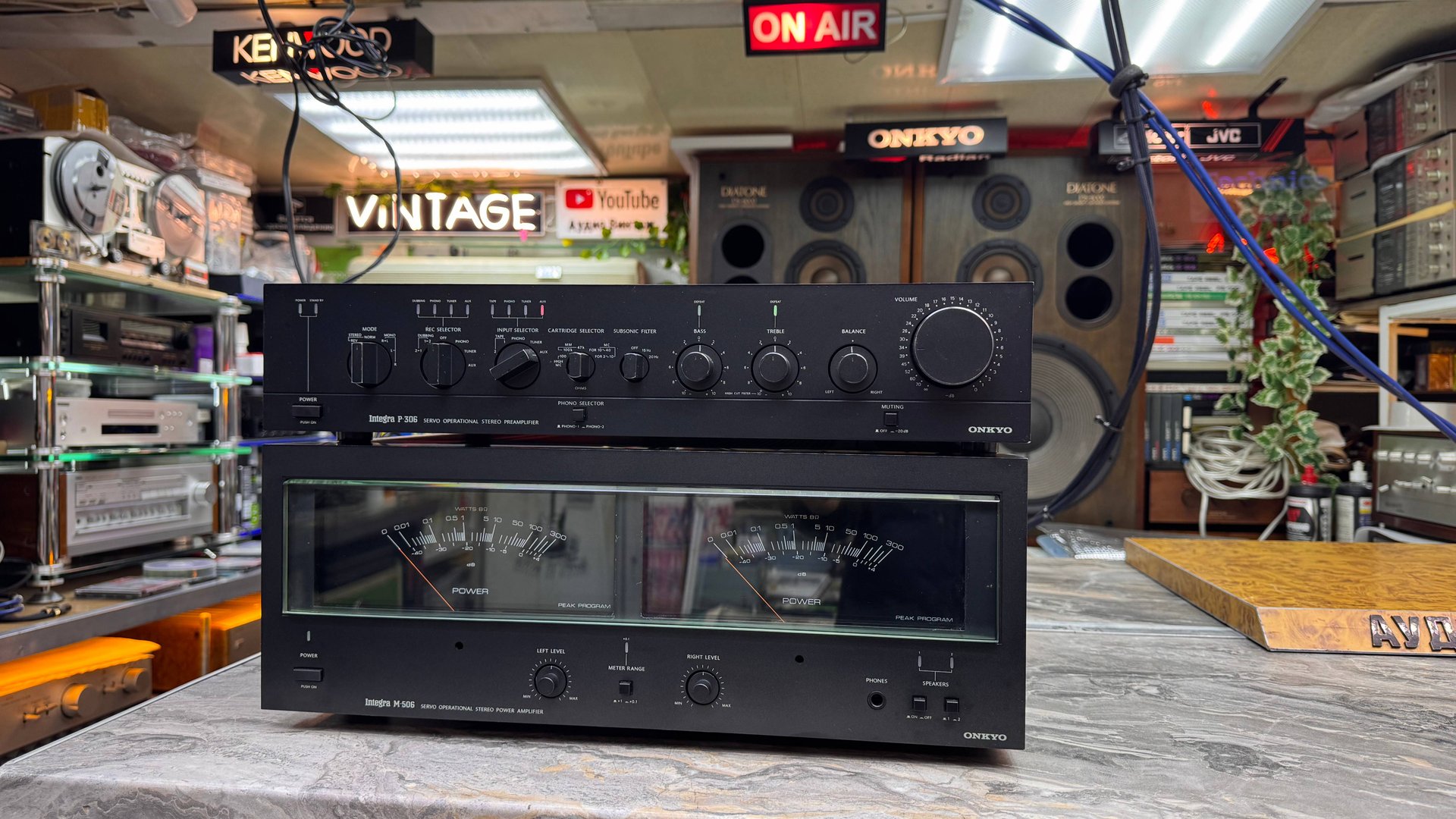 Onkyo Integra P-306 и Onkyo Integra M-506