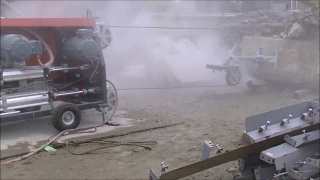 【デモ動画】Diamond Wire Dry Cutting Test смотреть онлайн