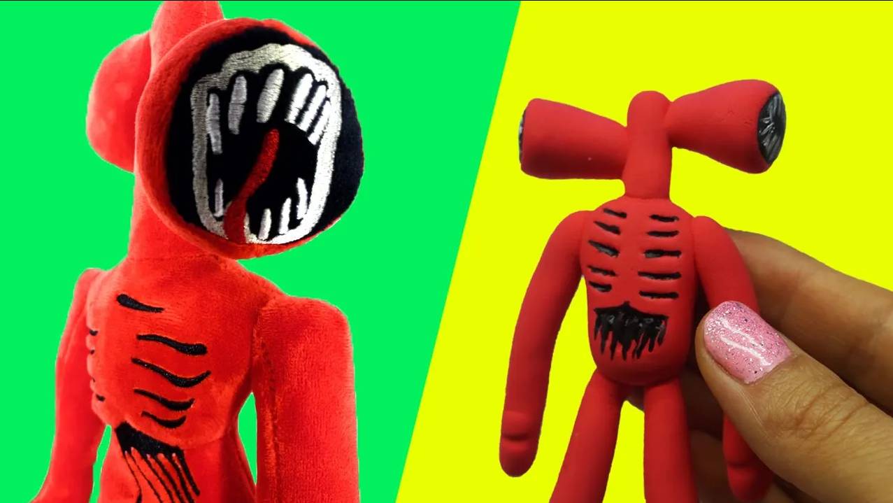 СИРЕНОГОЛОВЫЙ Повторяю Мягкую игрушку Как слепить Сиреноголового Trevor Henderson