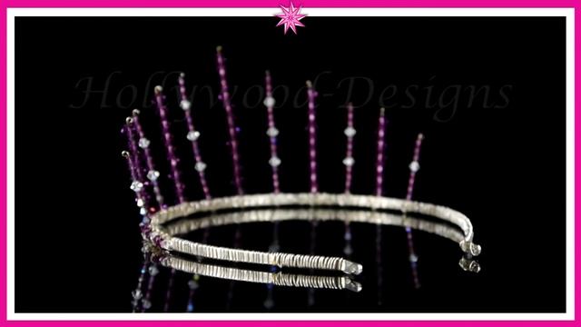 Bridal Handmade Made With Swarovski Elements - Safron Tiara @ Hollywood-Designs.co.uk смотреть онлайн