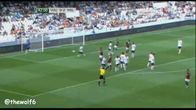 Valencia - AC Milan - All Goals & Highlights - Guinness cup - 27-7-2013 смотреть онлайн