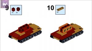 Scepter из Лего// Мини танк из Лего