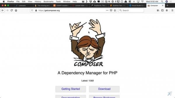 002_установите PHP, MySQL и Composer