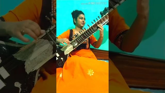 Shree Krishna Govind Hare Murare.... sitar cover... Janmastami 2020 смотреть онлайн