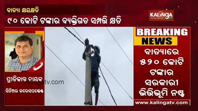 Odisha Incurs Loss Of Rs 610 Crore In Cyclone 'Yaas' || KalingaTV смотреть онлайн