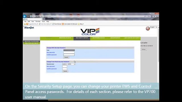 VP700 tutorial Checking the network settings смотреть онлайн