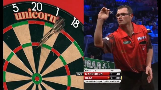 2018 Melbourne Darts Masters Round 1 K.Anderson vs Heta смотреть онлайн