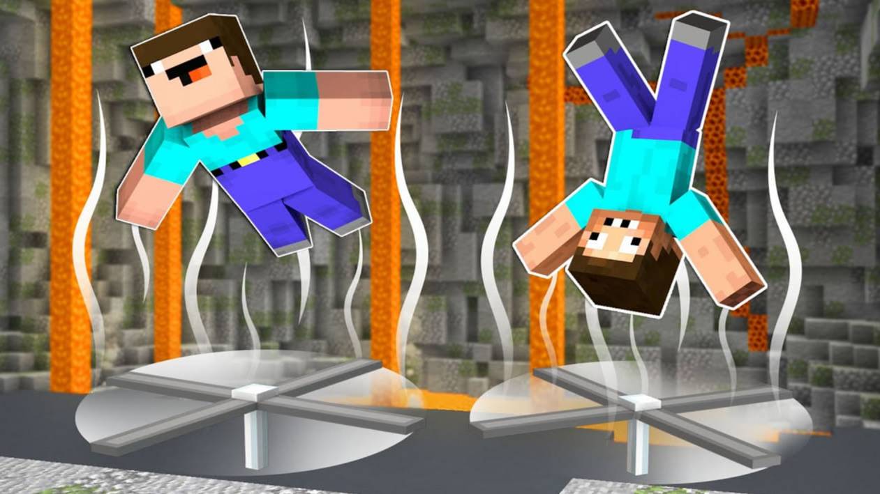 📹 НУБ И ПРО ПАРКУРЯТ ПО ВЕНТИЛЯТОРАМ В МАЙНКРАФТ ! НУБИК ПРОХОДИТ ПАРКУР ТРОЛЛИНГ В MINECRAFT → смотреть онлайн