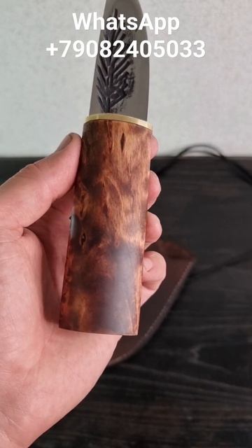 "Первый" малый якутский нож из х12мф #нож #охота #рыбалка #ножиназаказ #якутскийнож #якут смотреть онлайн