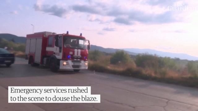 Firework factory explodes in town near Bulgaria's capital смотреть онлайн