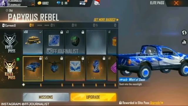 PAPYRUS REBEL ELITE PASS FREE FIRE | PAPYRUS REBEL FF | NEW PAPYRUS REBEL ELITE PASS SEASON 45 смотреть онлайн