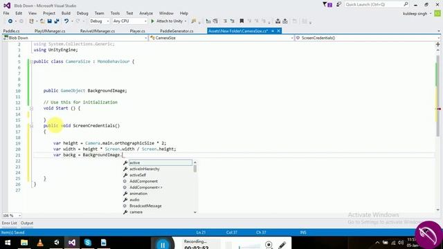 Unity How to get Camra Size. смотреть онлайн