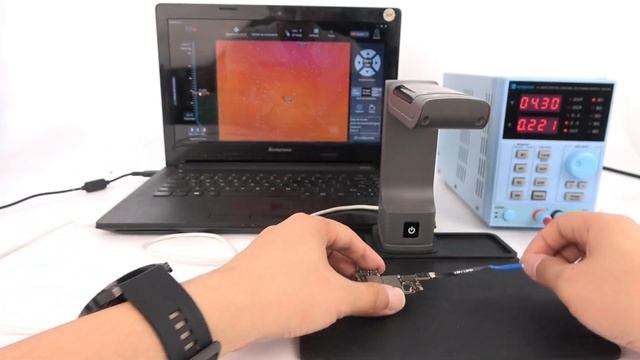 El Proceso De Uso Del Instrumento De Diagnóstico Rápido De PCB De Tercera Generación LC-AD15