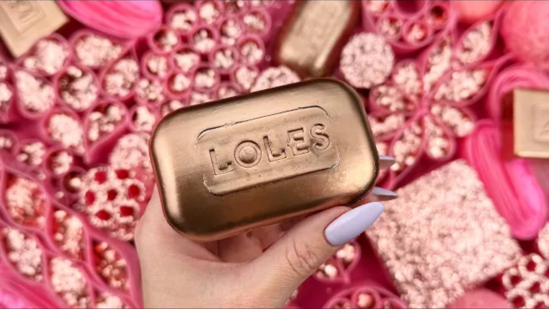 Beautiful set🎉😍😇PINK&GOLD👠ASMR SOAP,WATCHING!🎸🫶 смотреть онлайн
